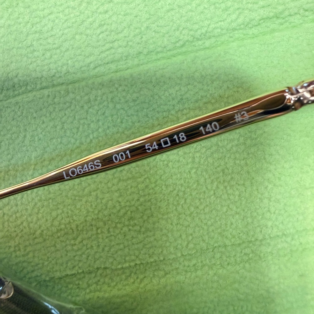 NWT LONGCHAMP Black round sunglasses 🕶️ LO646S-001 - Picture 10 of 12